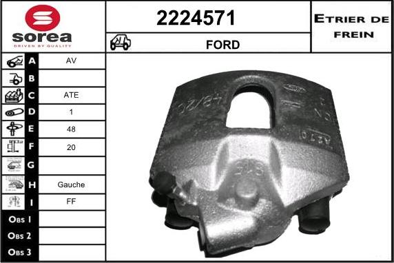 EAI 2224571 - Étrier de frein cwaw.fr