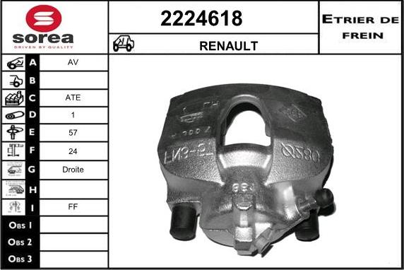 EAI 2224618 - Étrier de frein cwaw.fr