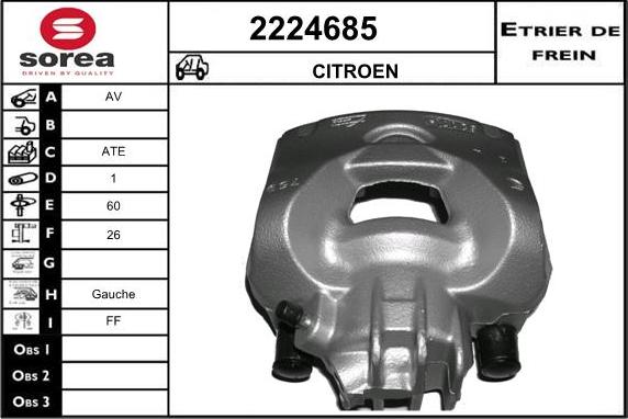 EAI 2224685 - Étrier de frein cwaw.fr