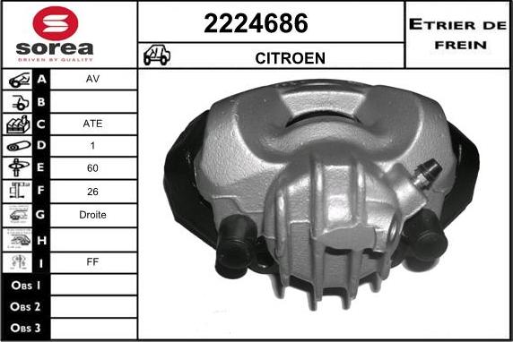 EAI 2224686 - Étrier de frein cwaw.fr