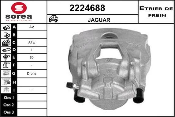 EAI 2224688 - Étrier de frein cwaw.fr