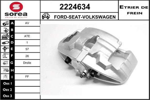 EAI 2224634 - Étrier de frein cwaw.fr