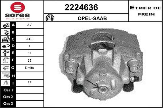 EAI 2224636 - Étrier de frein cwaw.fr