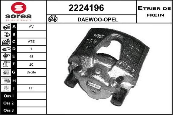 EAI 2224196 - Étrier de frein cwaw.fr