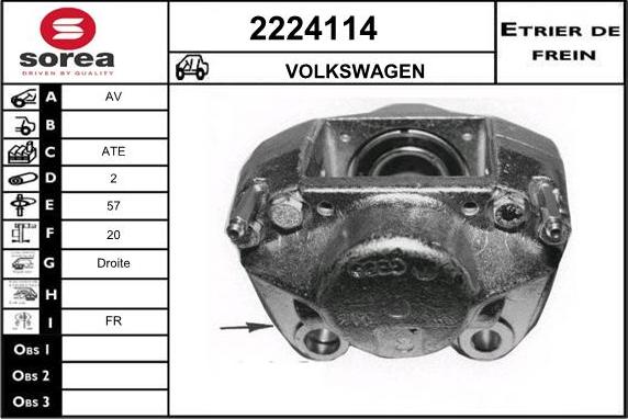 EAI 2224114 - Étrier de frein cwaw.fr