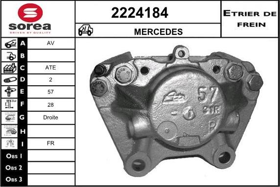 EAI 2224184 - Étrier de frein cwaw.fr