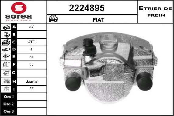 EAI 2224895 - Étrier de frein cwaw.fr