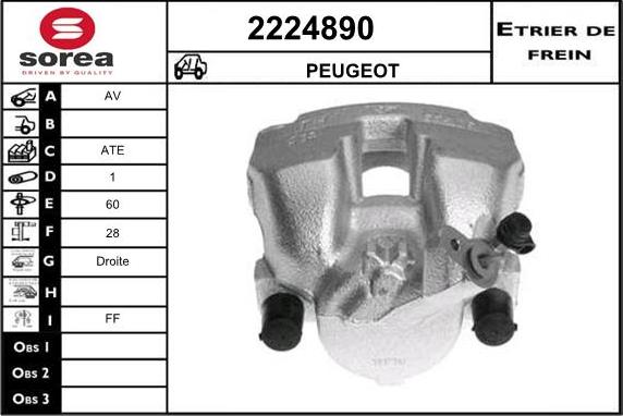 EAI 2224890 - Étrier de frein cwaw.fr