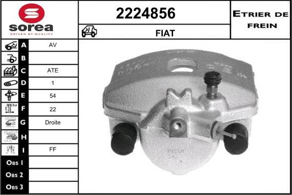 EAI 2224856 - Étrier de frein cwaw.fr