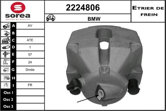 EAI 2224806 - Étrier de frein cwaw.fr