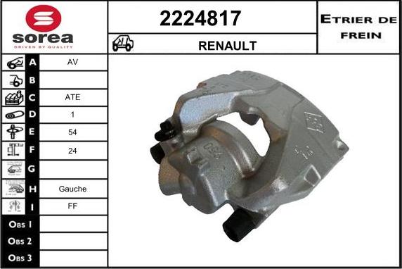 EAI 2224817 - Étrier de frein cwaw.fr