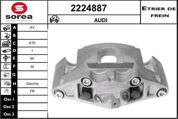 EAI 2224887 - Étrier de frein cwaw.fr