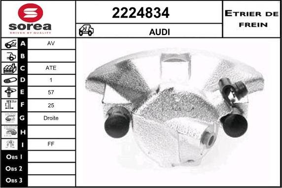 EAI 2224834 - Étrier de frein cwaw.fr