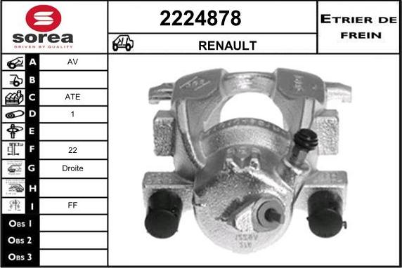 EAI 2224878 - Étrier de frein cwaw.fr