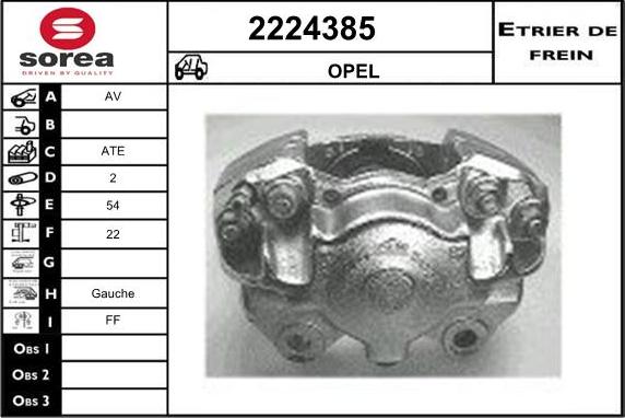 EAI 2224385 - Étrier de frein cwaw.fr