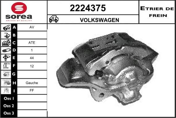 EAI 2224375 - Étrier de frein cwaw.fr