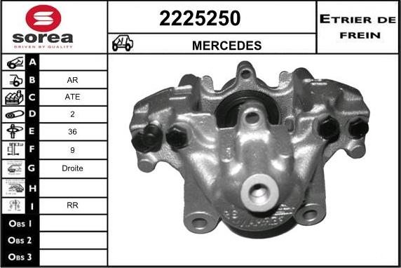 EAI 2225250 - Étrier de frein cwaw.fr