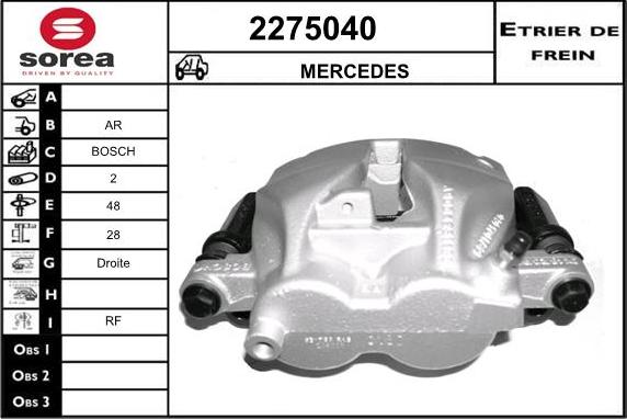 EAI 2275040 - Étrier de frein cwaw.fr