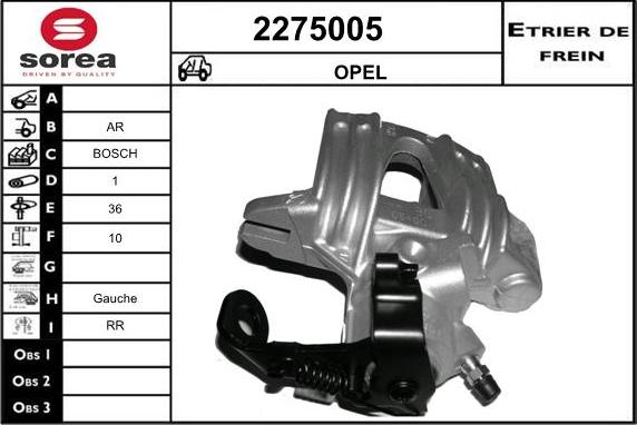 EAI 2275005 - Étrier de frein cwaw.fr