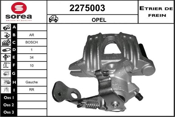 EAI 2275003 - Étrier de frein cwaw.fr