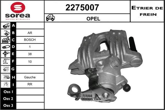 EAI 2275007 - Étrier de frein cwaw.fr