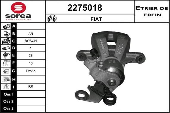 EAI 2275018 - Étrier de frein cwaw.fr