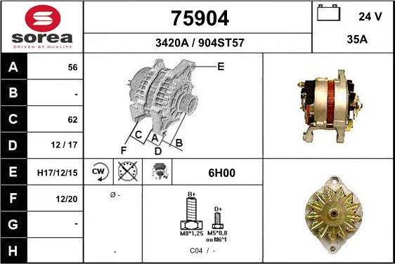 EAI 75904 - Alternateur cwaw.fr