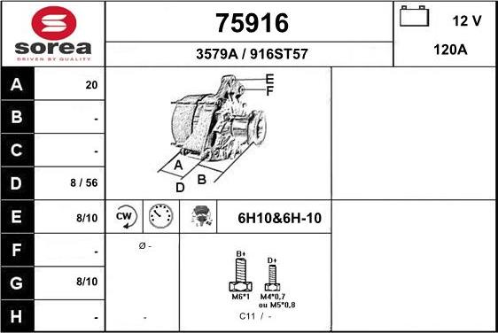 EAI 75916 - Alternateur cwaw.fr