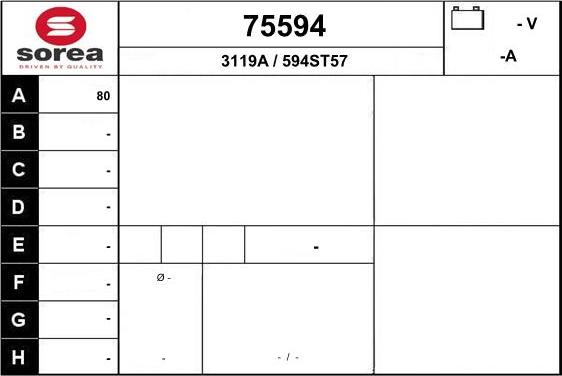 EAI 75594 - Alternateur cwaw.fr