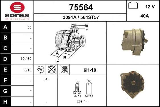 EAI 75564 - Alternateur cwaw.fr