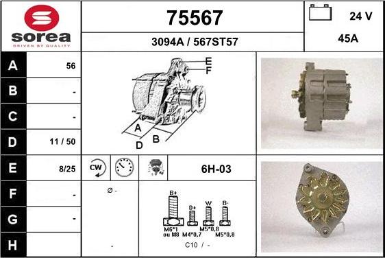 EAI 75567 - Alternateur cwaw.fr