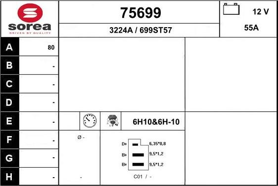 EAI 75699 - Alternateur cwaw.fr