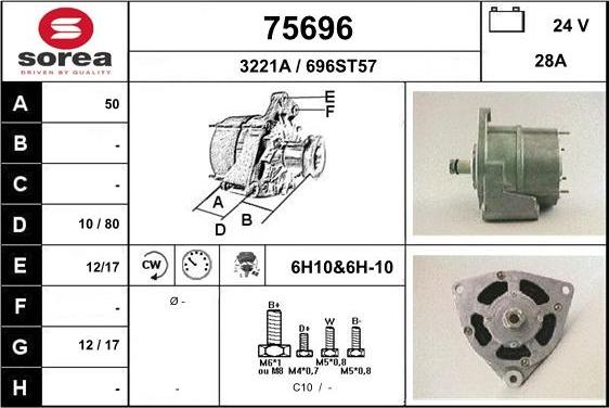 EAI 75696 - Alternateur cwaw.fr