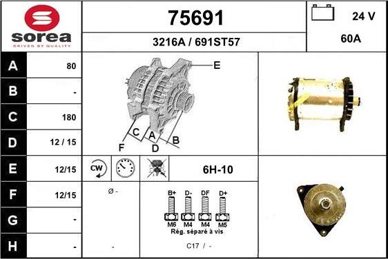 EAI 75691 - Alternateur cwaw.fr