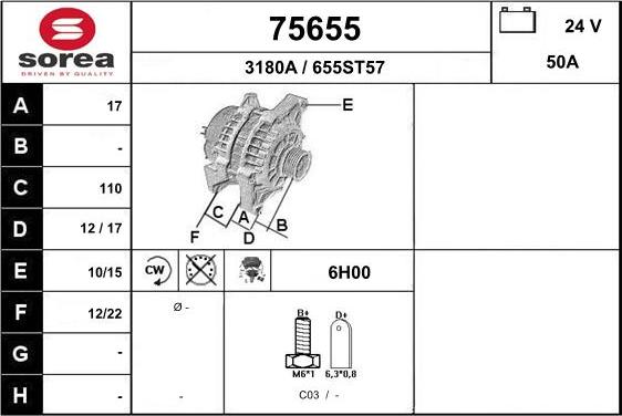 EAI 75655 - Alternateur cwaw.fr