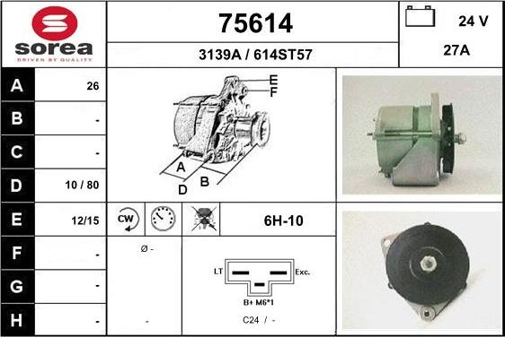 EAI 75614 - Alternateur cwaw.fr