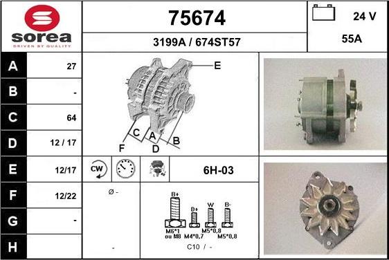 EAI 75674 - Alternateur cwaw.fr