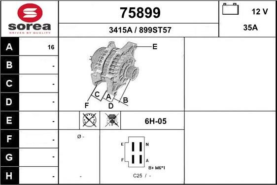 EAI 75899 - Alternateur cwaw.fr