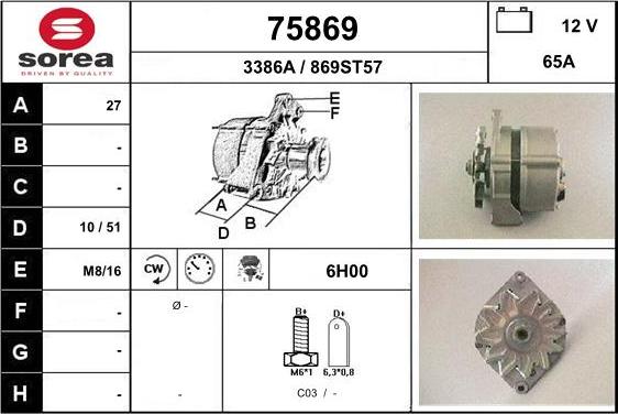 EAI 75869 - Alternateur cwaw.fr