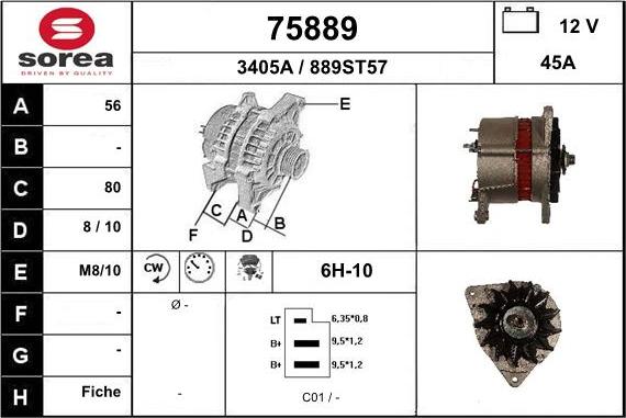 EAI 75889 - Alternateur cwaw.fr