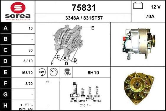 EAI 75831 - Alternateur cwaw.fr