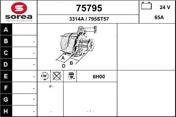 EAI 75795 - Alternateur cwaw.fr