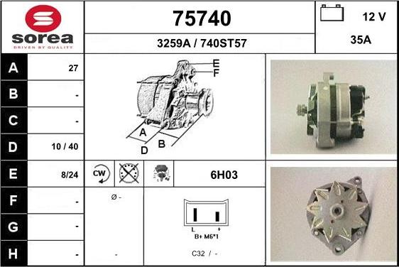 EAI 75740 - Alternateur cwaw.fr