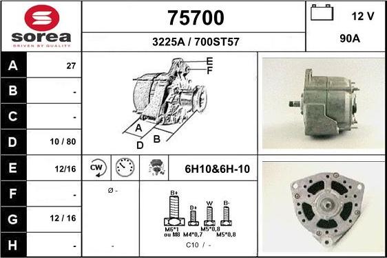 EAI 75700 - Alternateur cwaw.fr