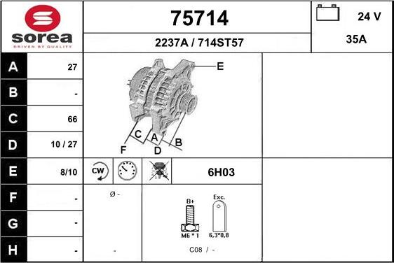 EAI 75714 - Alternateur cwaw.fr