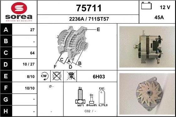 EAI 75711 - Alternateur cwaw.fr