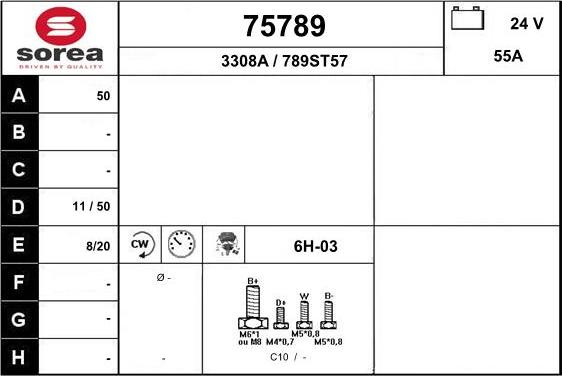 EAI 75789 - Alternateur cwaw.fr