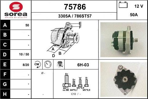 EAI 75786 - Alternateur cwaw.fr