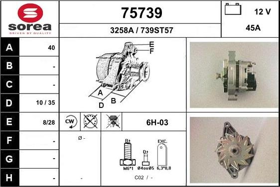 EAI 75739 - Alternateur cwaw.fr