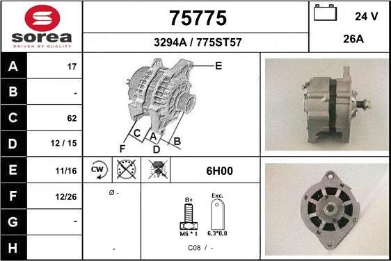 EAI 75775 - Alternateur cwaw.fr